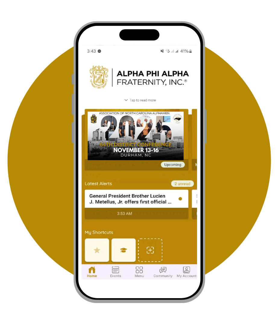 NC Alphas Mobile App