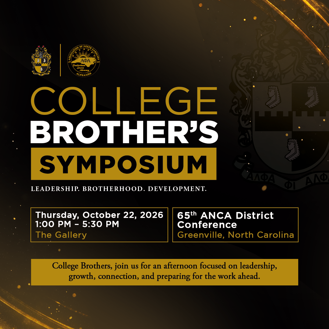 College Brothers Symposium Flyer