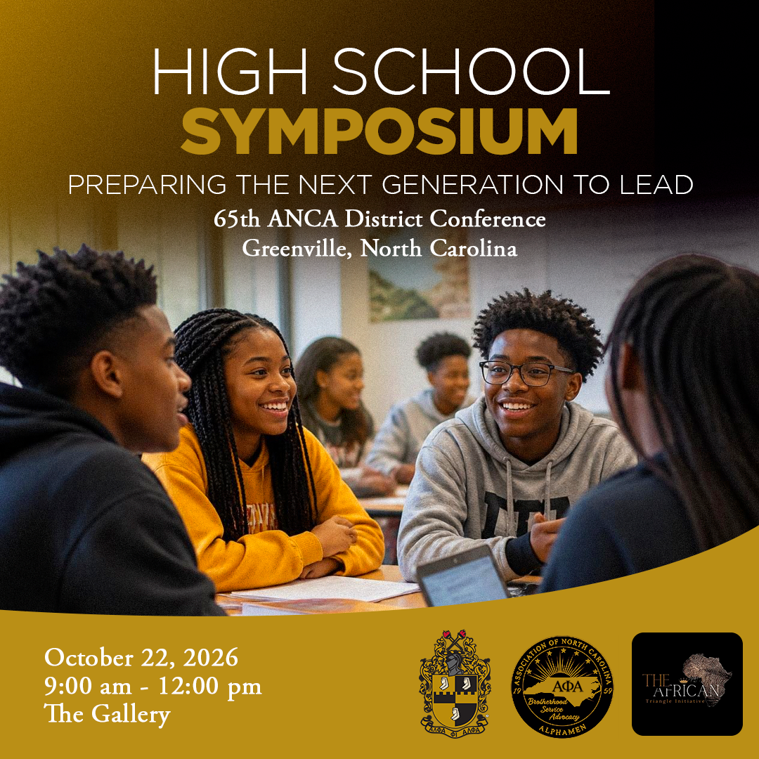 High School Symposium Flyer
